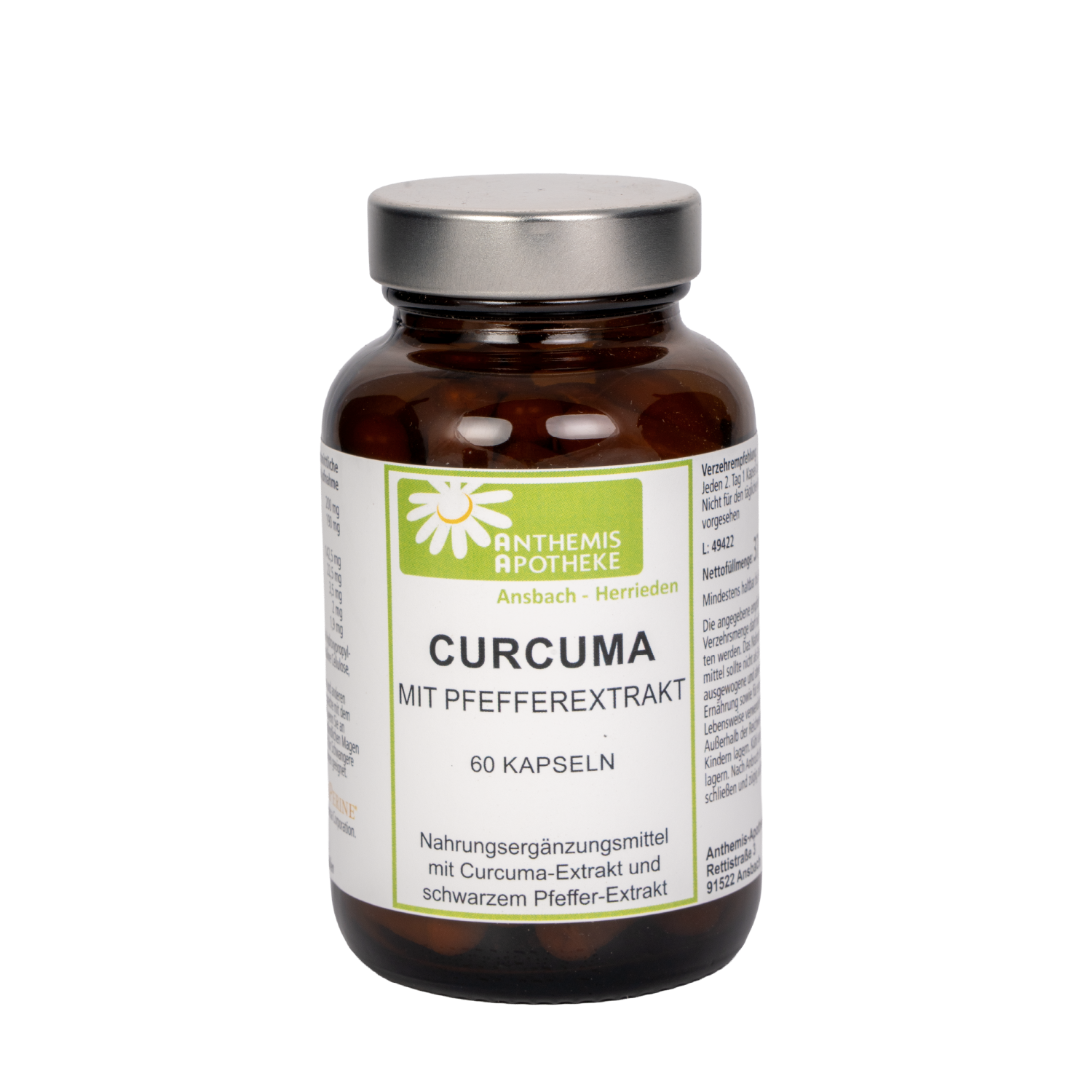 CURCUMA MIT Pfefferaextrakt Kapseln