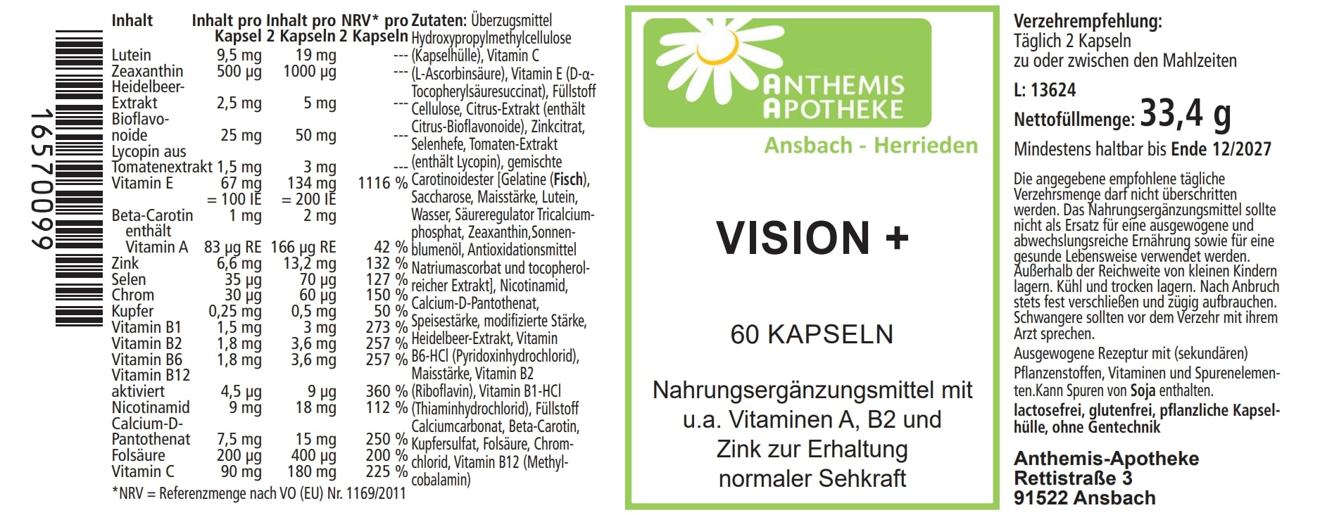 VISION+ Kapseln