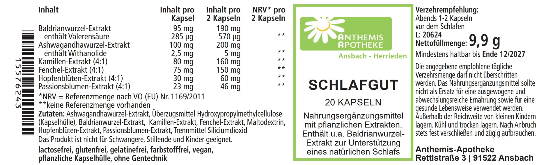 SCHLAF GUT Kapseln