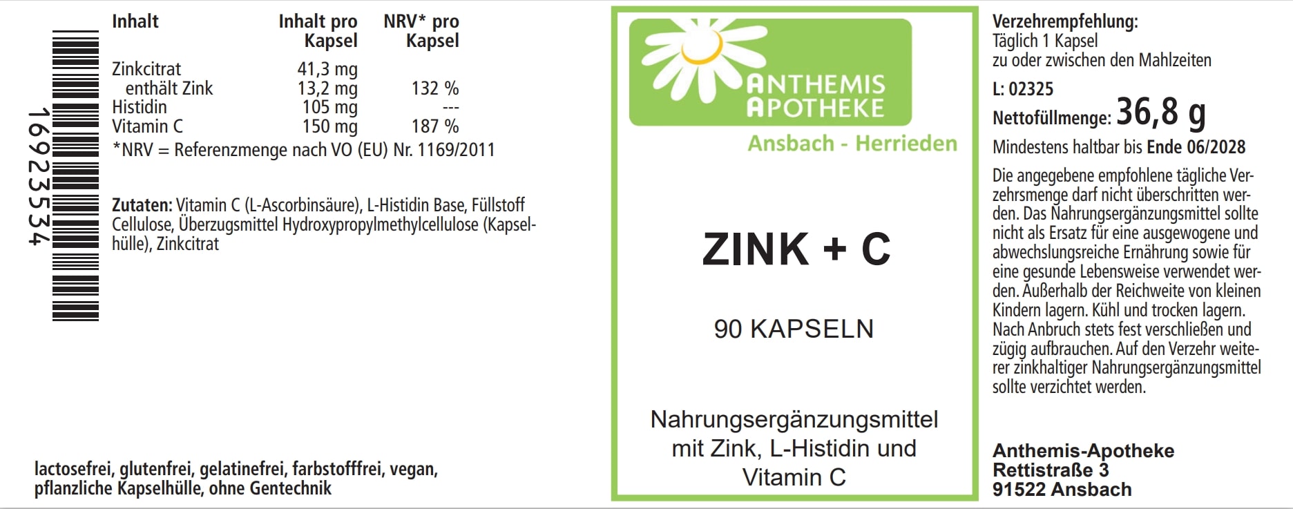 ZINK+C Kapseln