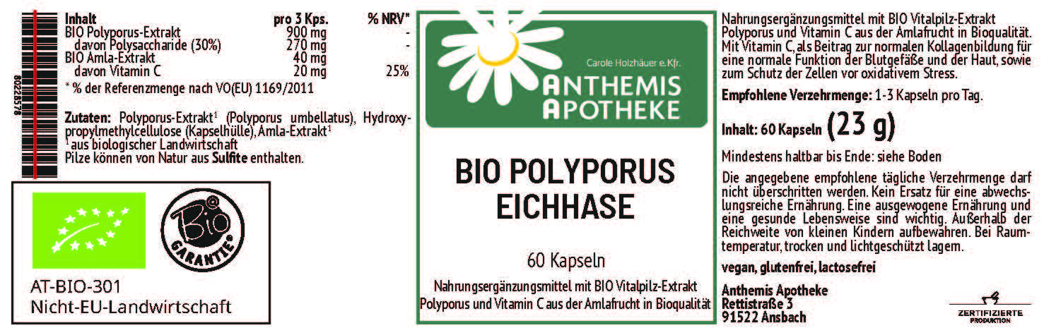 BIO POLYPORUS Eichhase Kapseln